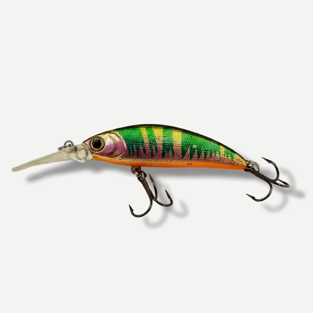 TSUYOKI Trout Minnow 50mm 5g Sinking Fishing Lure Diving 0.8-1.5m Ima Sukari 50SS Deep Wobbler Pesca Rainbow Trout Salmo