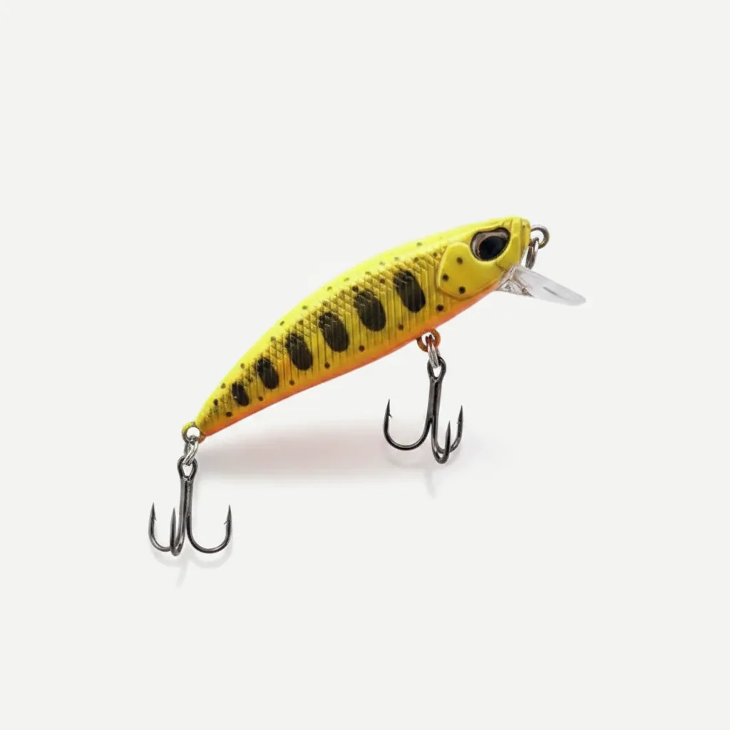 TSUYOKI Sinking Minnow Stream Lure 46mm 5g Jerkbaits Wobbler Bait for Rainbow Trout Bass Duo Spearhead Ryuki 46 Fishing 