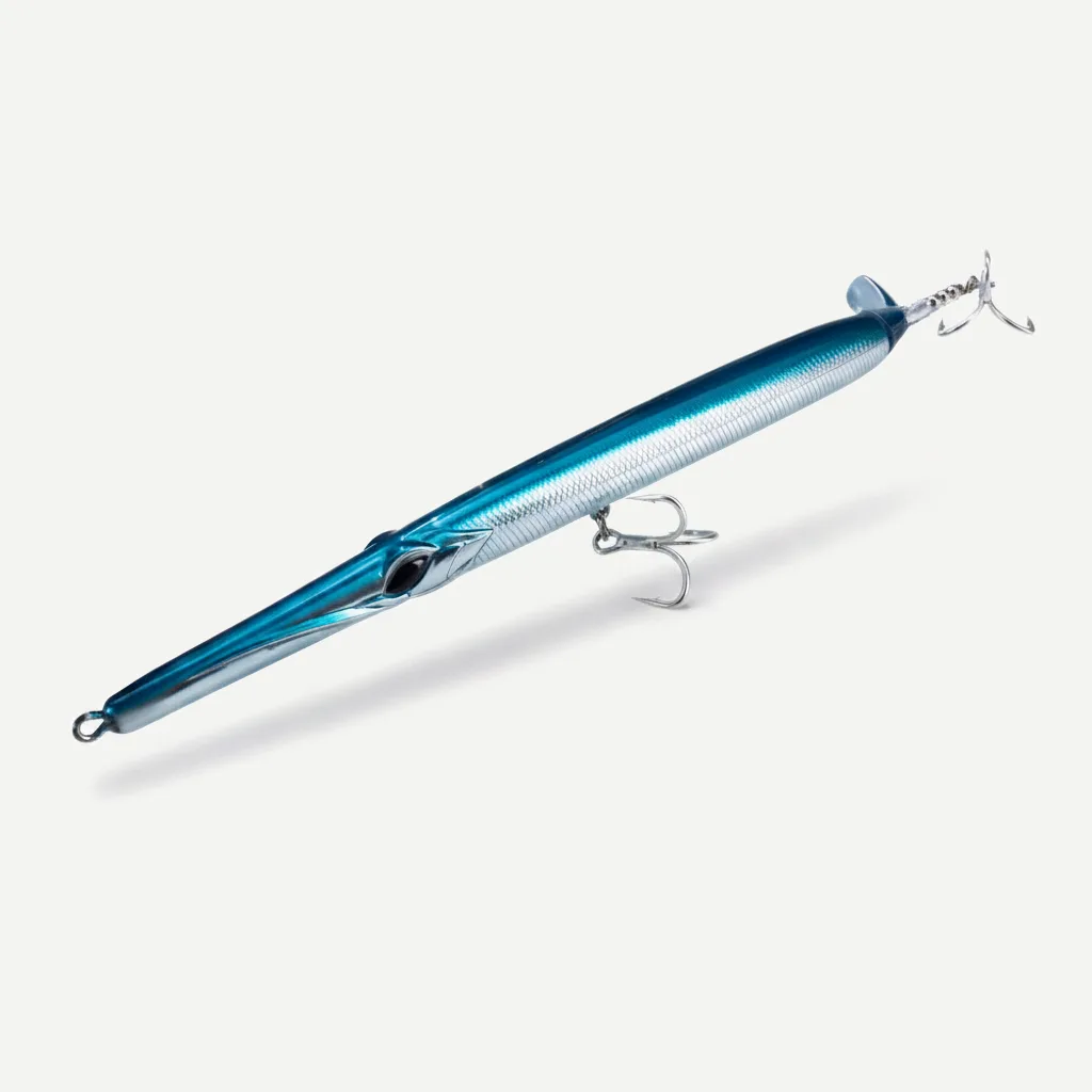 Hunthouse Propeller Needle Lure 225mm/40g Floating Pencil Fishing Baits Surface Aguglia Turbo For bluefish Seabass Tackl