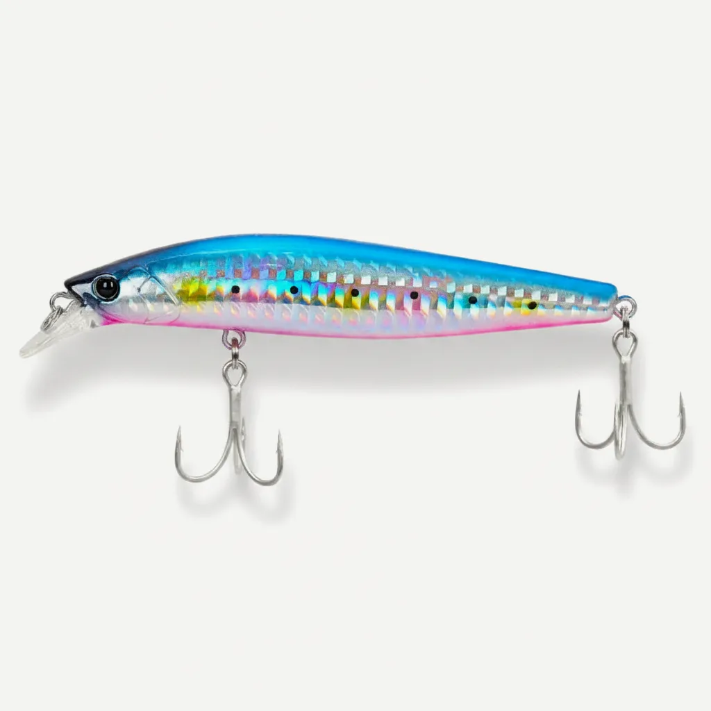 TSURINOYA 98SP Suspending Minnow Fishing Lure Stinger 98mm 14.5g Seabass Long Casting Saltwater Jerkbait Artificial Hard