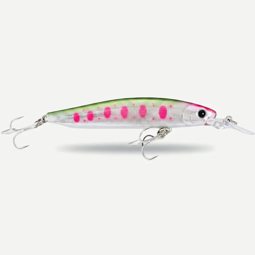 TSUYOKI Jerkbait Wobbler Fishing Lures Cherry Blood Deep Minnow 90mm 10g Artificial Hard Bait Jerk Bass Pike Trout Smith