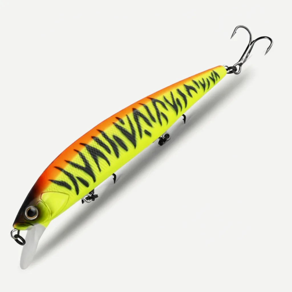 BEARKING 130mm Floating Minnow Crankbait with Tungsten Weight System