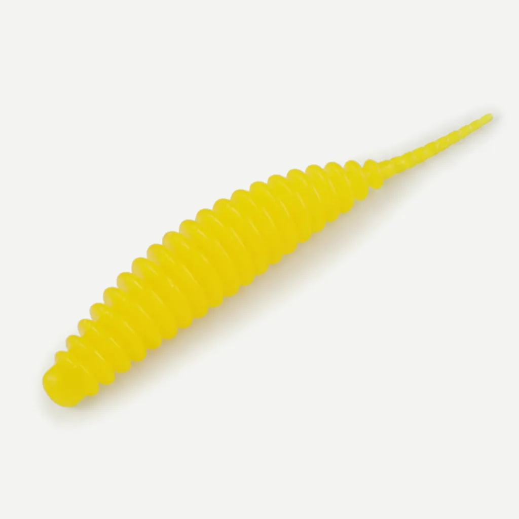 Bearking Ribbed Finesse Worms - Soft Plastic Bass Bait (20pk)