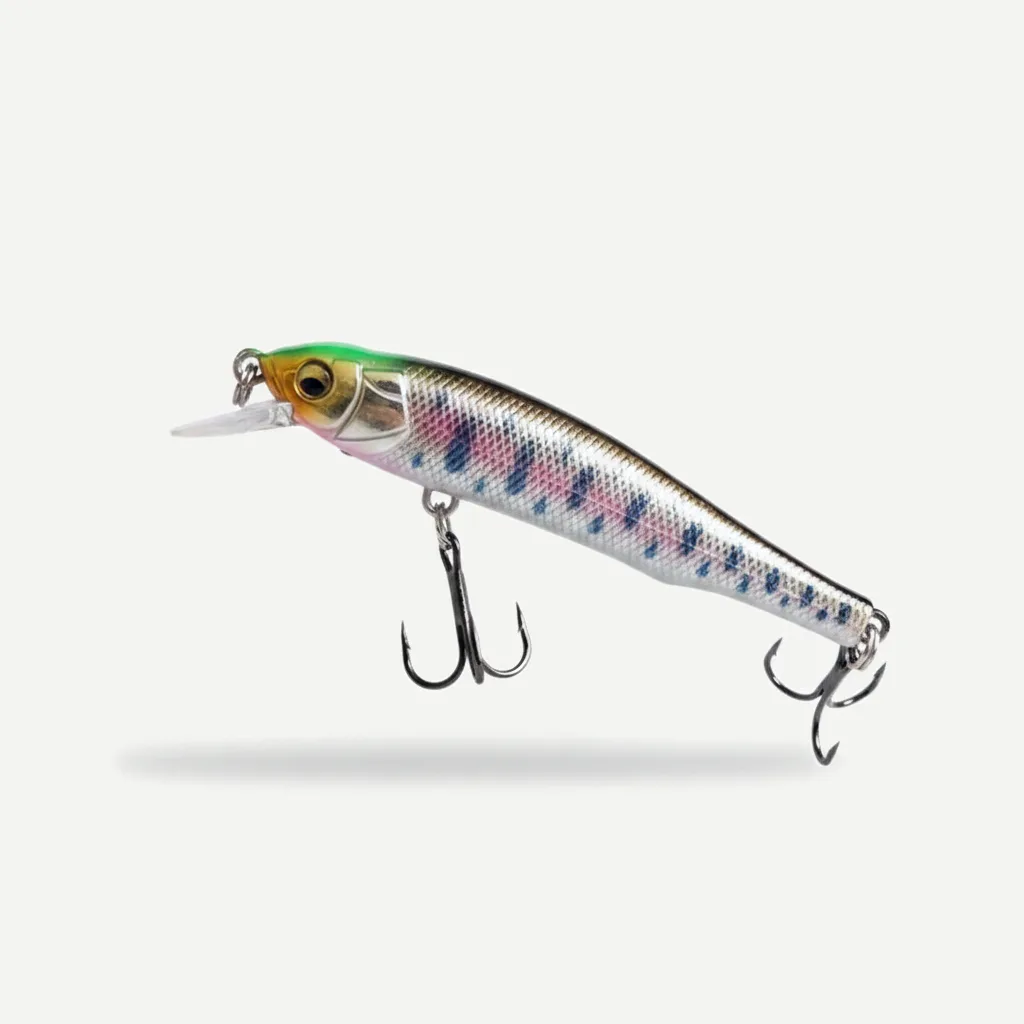TSUYOKI Minnow Fishing Lure Wobbler for Freshwater Trout Artificial Bait Pike Carp Swimbait Jackall GH 70 Flatside jerkb