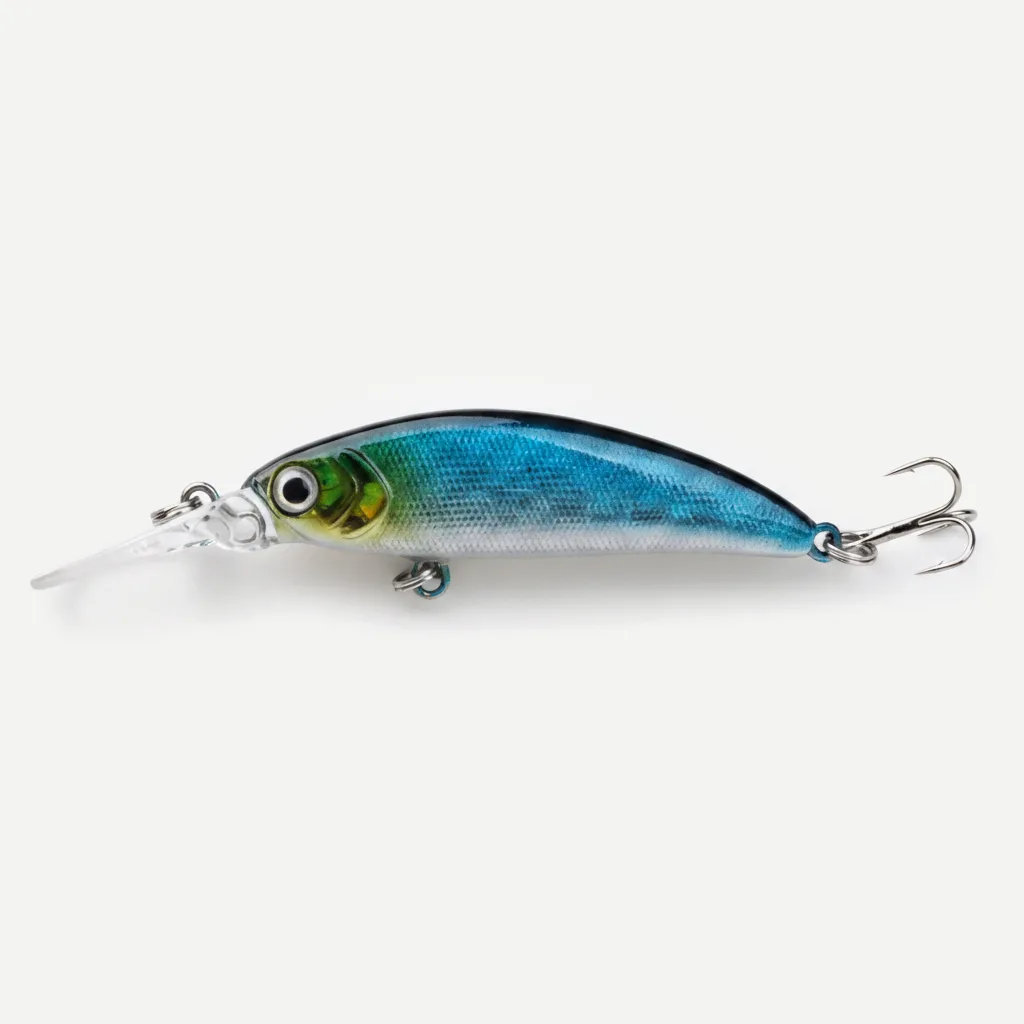 TSUYOKI Trout Minnow 50mm 5g Sinking Fishing Lure Diving 0.8-1.5m Ima Sukari 50SS Deep Wobbler Pesca Rainbow Trout Salmo