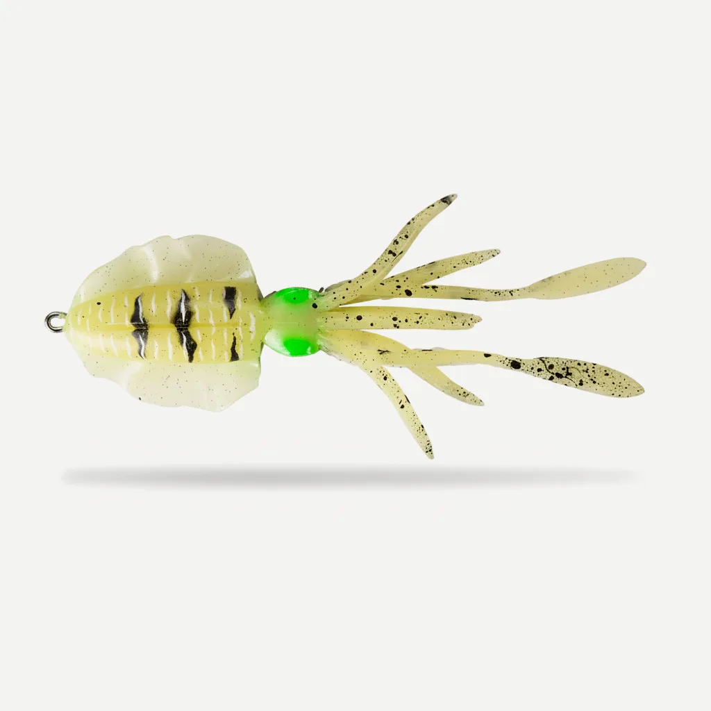 Hunthouse Squid Soft Fishing Lure Swimming Lure Silicone Bionic Bait 150mm 16g Glow In The Dark For Bass Grouper Pesca L