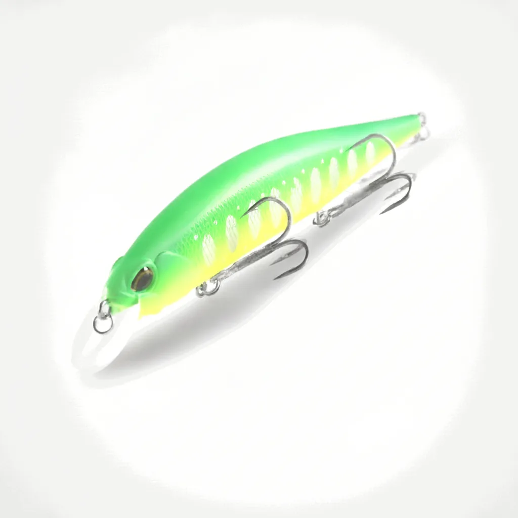 BEARKING 120mm Minnow Jerkbait, Hard Bait, 1-1.8m Diving Depth