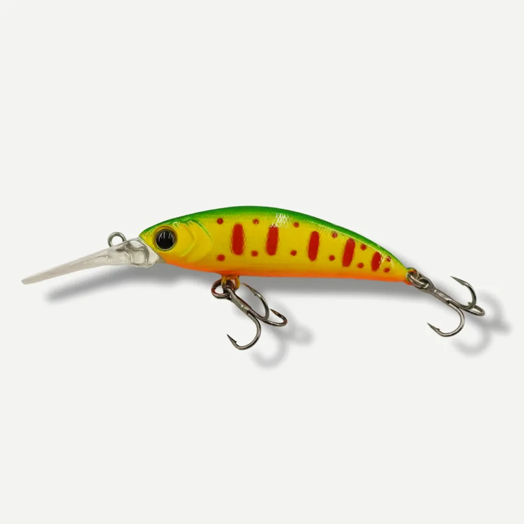 TSUYOKI Trout Minnow 50mm 5g Sinking Fishing Lure Diving 0.8-1.5m Ima Sukari 50SS Deep Wobbler Pesca Rainbow Trout Salmo