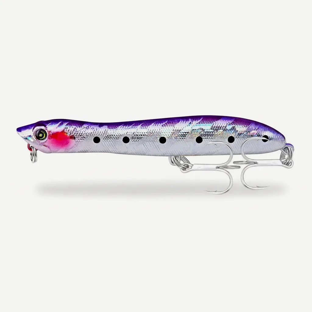 TSUYOKI WTD Fishing Lure 85mm 6g Popper Lure Topwater Patchinco 85 Snakehead Wobbler Fishing Seabass,Skipjack Tuna Macke