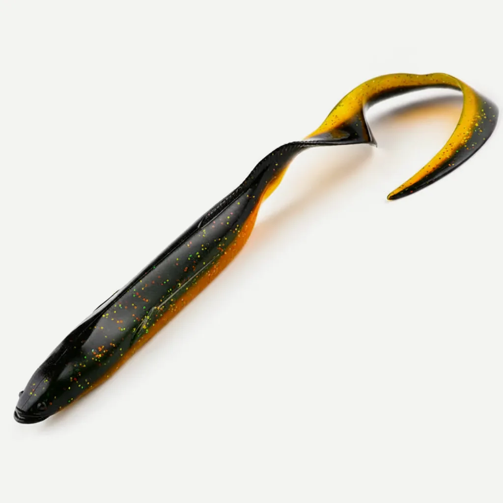 Bearking Eel Soft Swimbait with Curl Tail