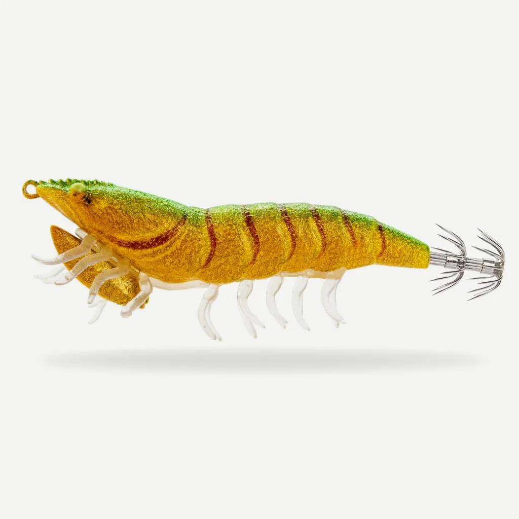 Hunthouse 3D Hybrid Jig Shrimp Egi 115mm/20g EGI Hook Luminous Artificial Hard Lure Fishing Tackle for Squid Octopus LW2