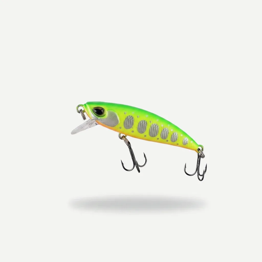 TSUYOKI Sinking Minnow Stream Lure 46mm 5g Jerkbaits Wobbler Bait for Rainbow Trout Bass Duo Spearhead Ryuki 46 Fishing 