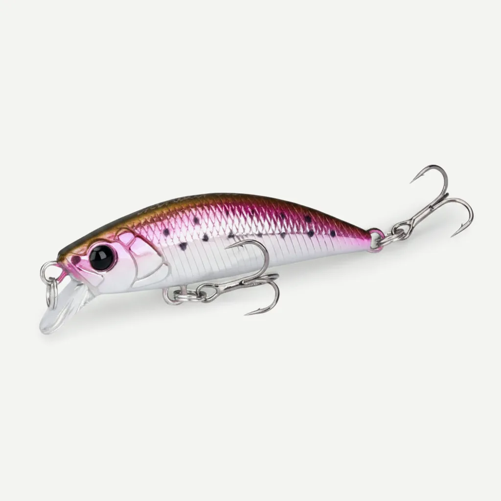 TSURINOYA 50mm 5g Sinking Minnow Fishing Lure INTRUDER 50S TROUT Artificial Jerkbait Hard Bait Pike Wobbler Stream Crank