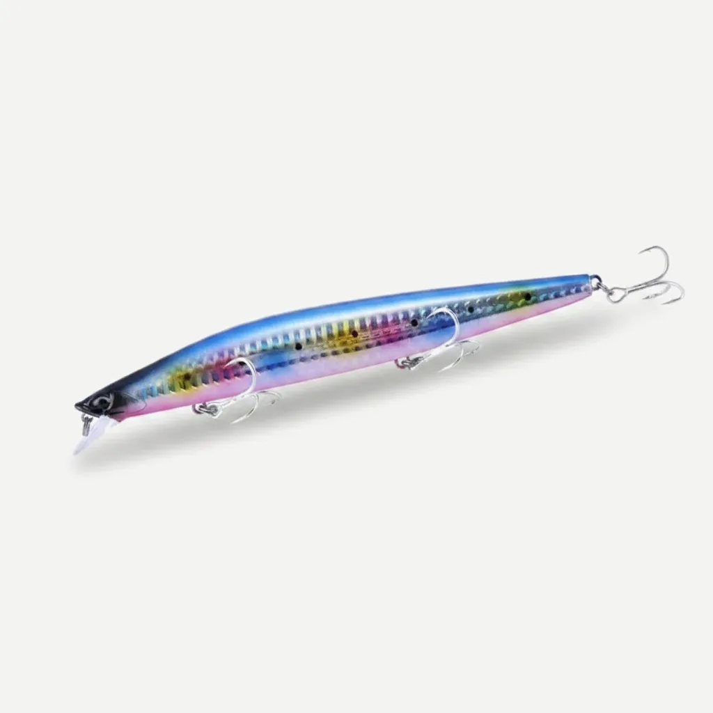 TSUYOKI Sinking Minnow Fishing Lures Black Bass Pike Artificial Tungsten Jerkbait Wobbler Silent Assassin 140S DW92 140m