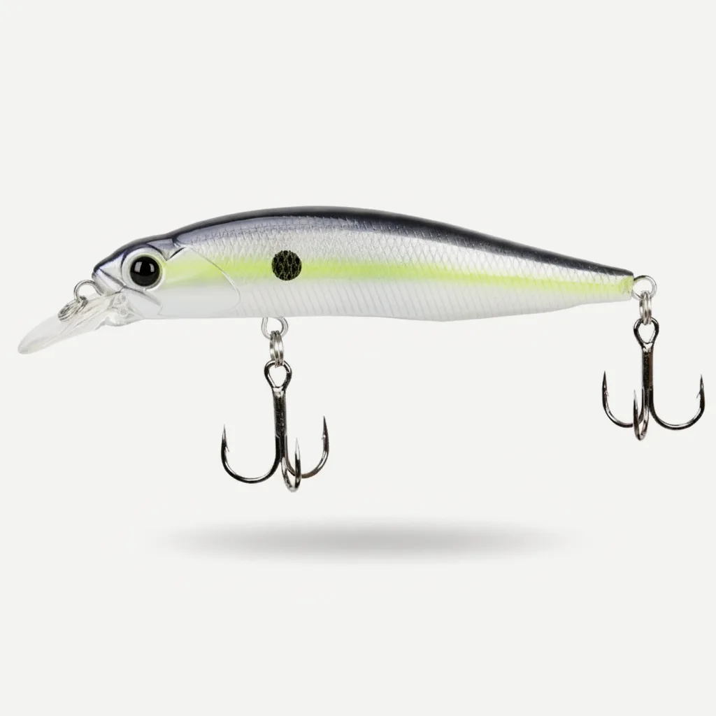 TSURINOYA Jerkbait DW101 77mm 8.5 Suspending Minnow Fishing Lure 77SP Artificial Hard Baits Movement System Pike Fishing