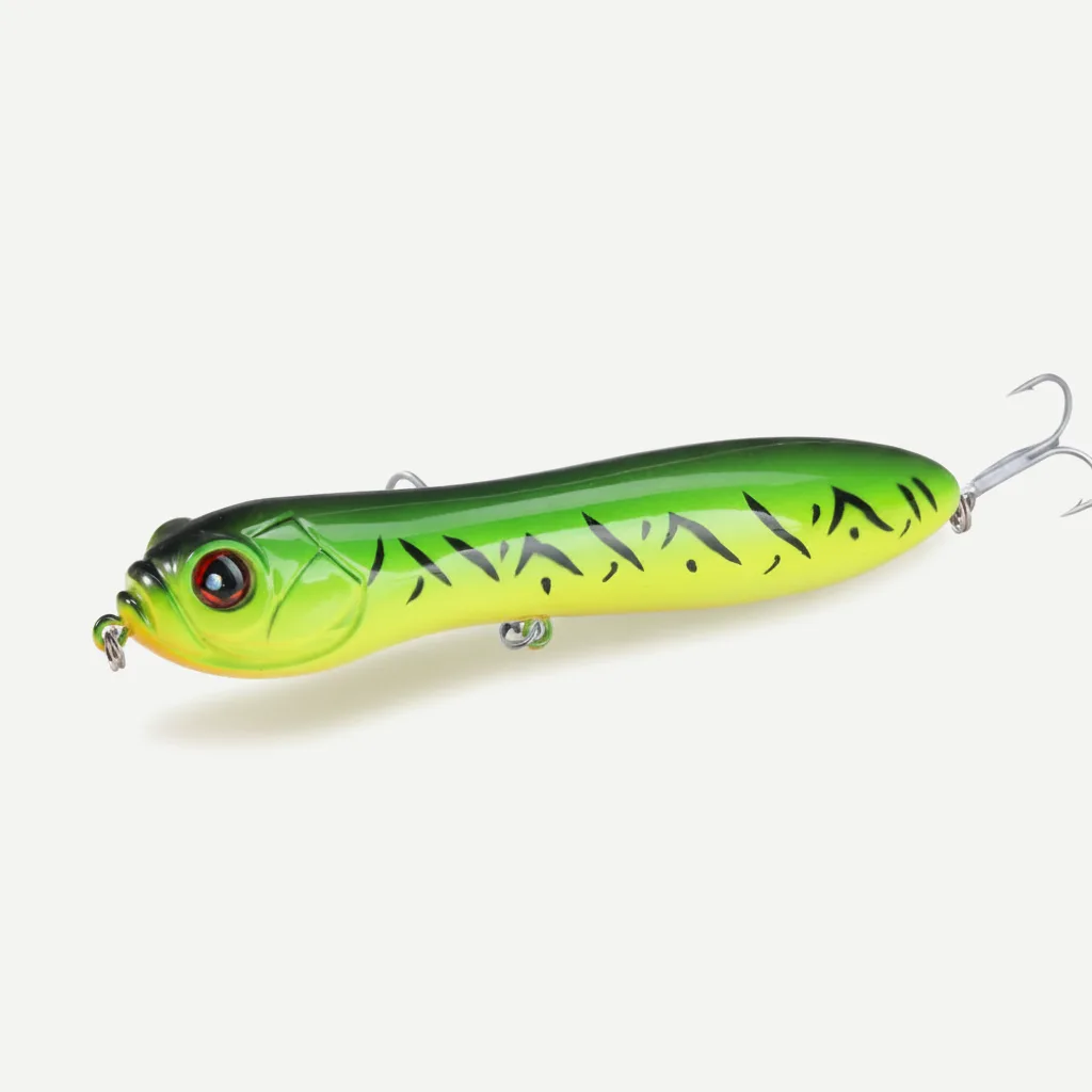 HuntHouse Crazy Surface Tractor Topwater Pencil Fishing Lure 110mm 130mm Big Rattle Ball Loud Sound Stickbait Hard Bait 