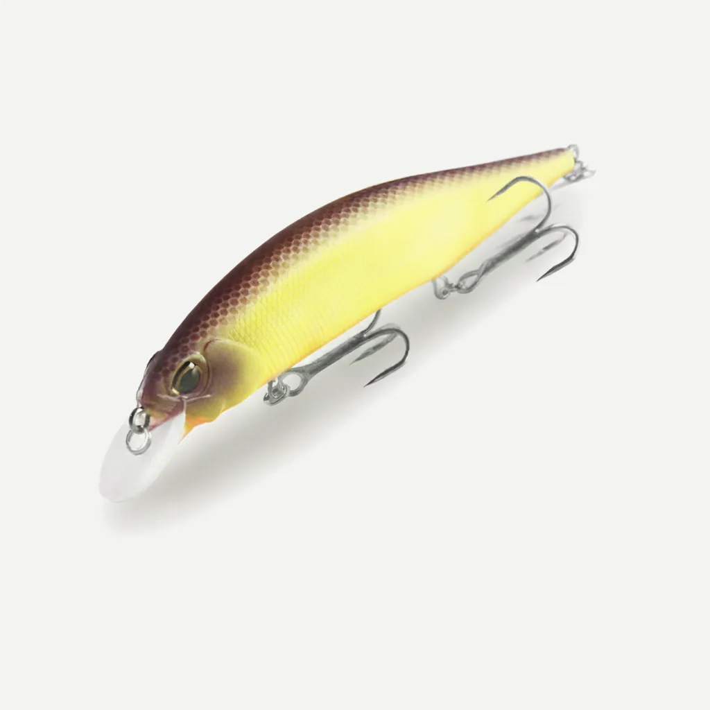 BEARKING 120mm Minnow Jerkbait, Hard Bait, 1-1.8m Diving Depth