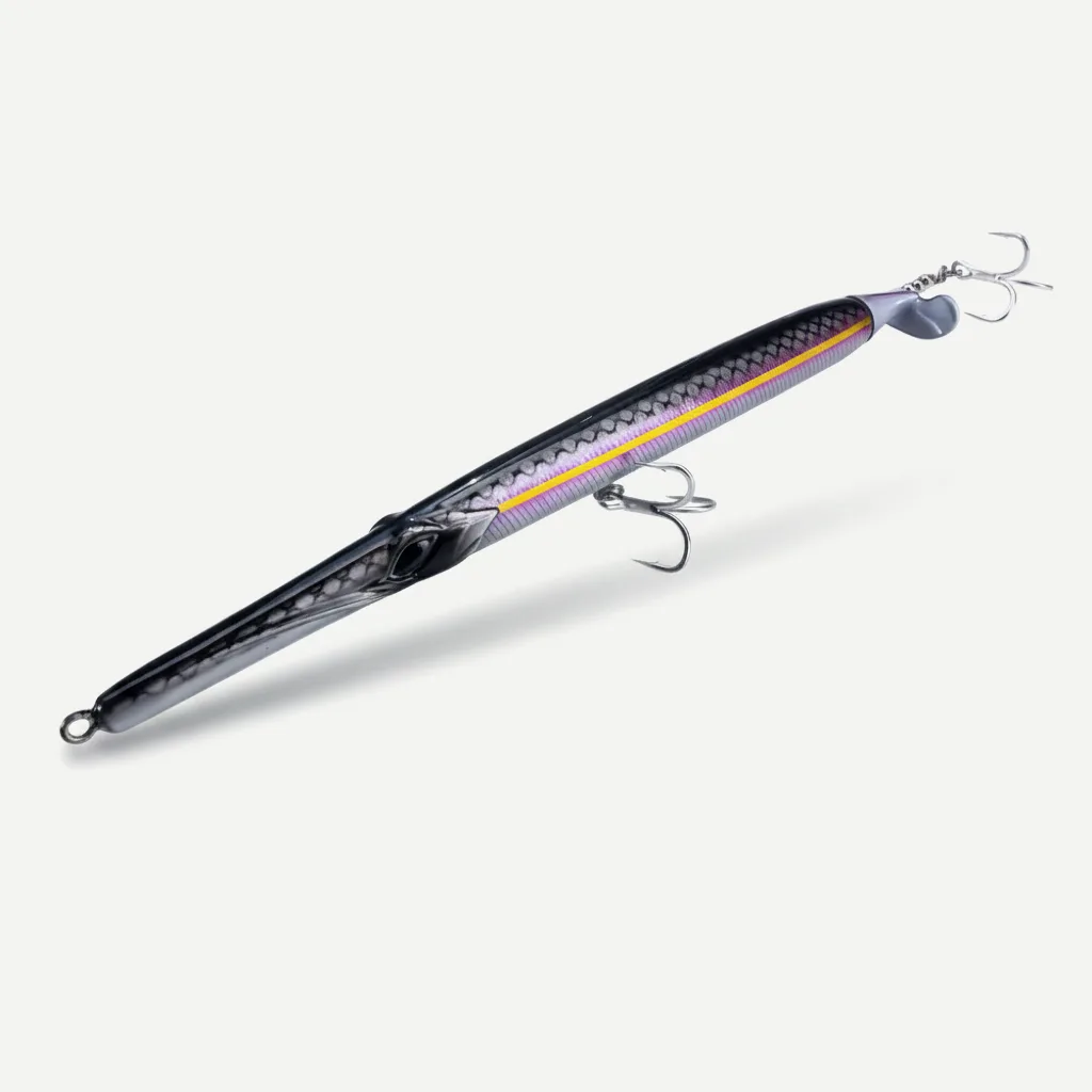 Hunthouse Propeller Needle Lure 225mm/40g Floating Pencil Fishing Baits Surface Aguglia Turbo For bluefish Seabass Tackl