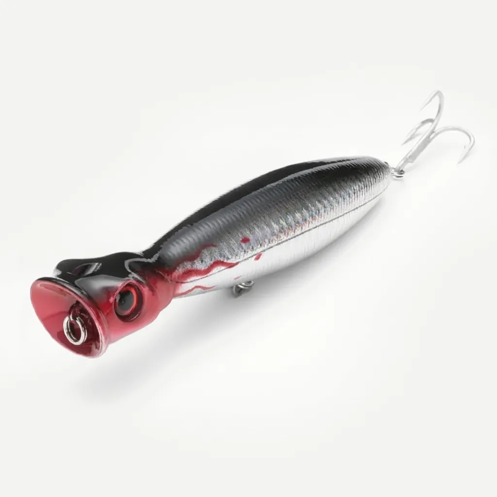Kingdom Ghosting Topwater Popper Hard Bait for Bass