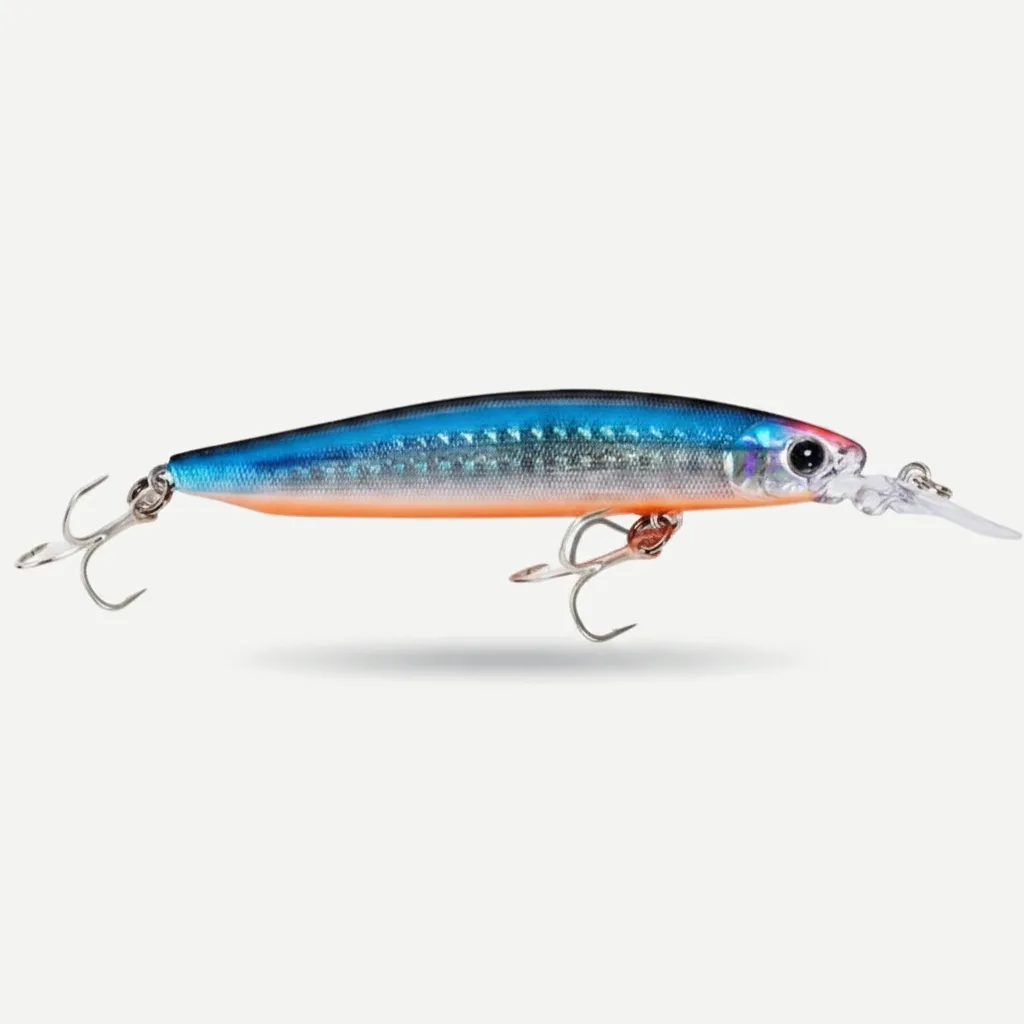 TSUYOKI Jerkbait Wobbler Fishing Lures Cherry Blood Deep Minnow 90mm 10g Artificial Hard Bait Jerk Bass Pike Trout Smith