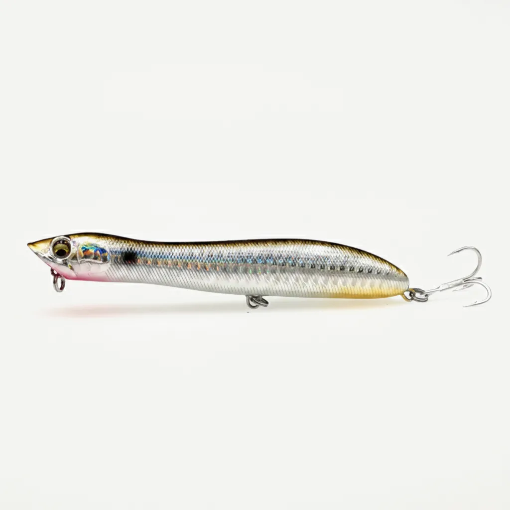 TSUYOKI Artificial Hard Bait Walker Popper for Bass Trout Fishing, Surface Popper Fish Lure, 125mm, 17.5g, WTD Patchinco