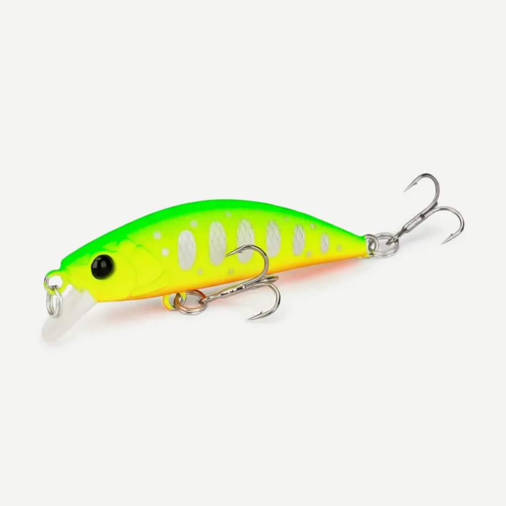 TSURINOYA 50S River Fishing Sinking Stick Bait Minnow Fishing Lure Intruder 50mm 5g Trout Area Stream Ajing Fake Fish Ha