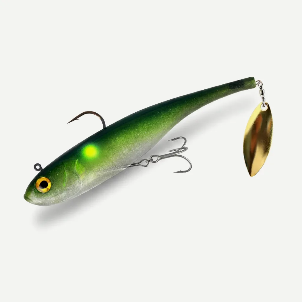 Kingdom 150mm Soft Swimbait with Spoon Tail, Sinking Bass Lure
