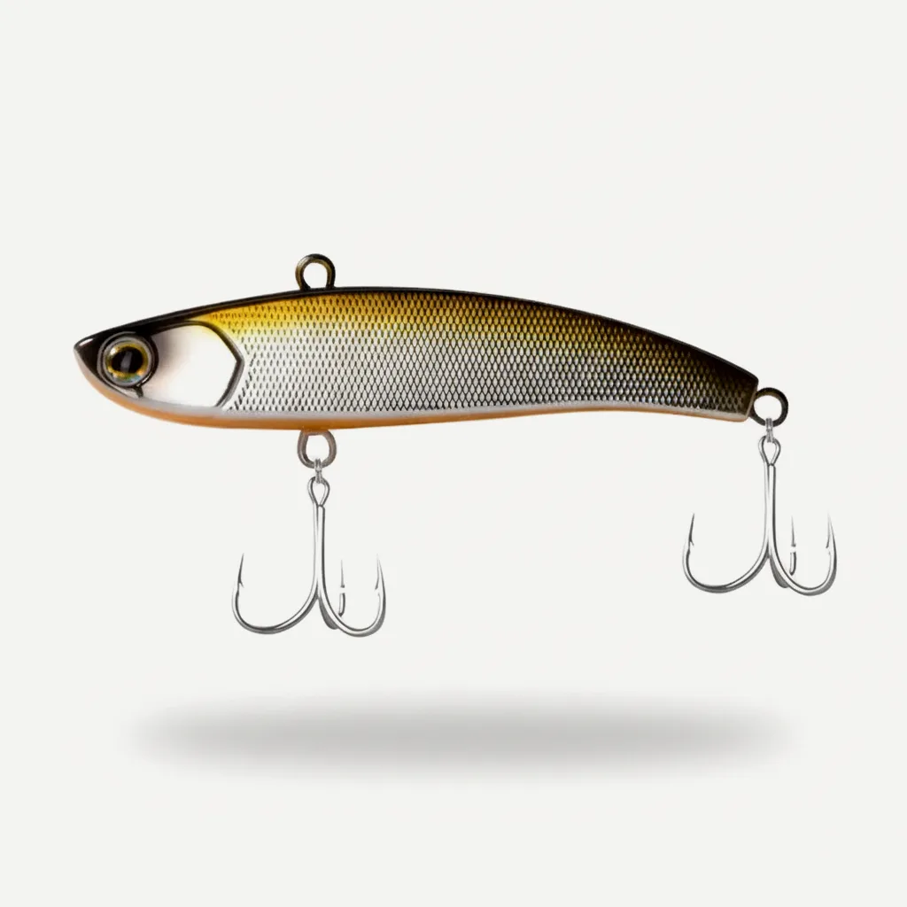 TSUYOKI Vibration Sinking Baits Winter Fishing Lure Lipless VIB Rattin Wobbler Ice Balance Rattlin Lures For Pike IMA Ko