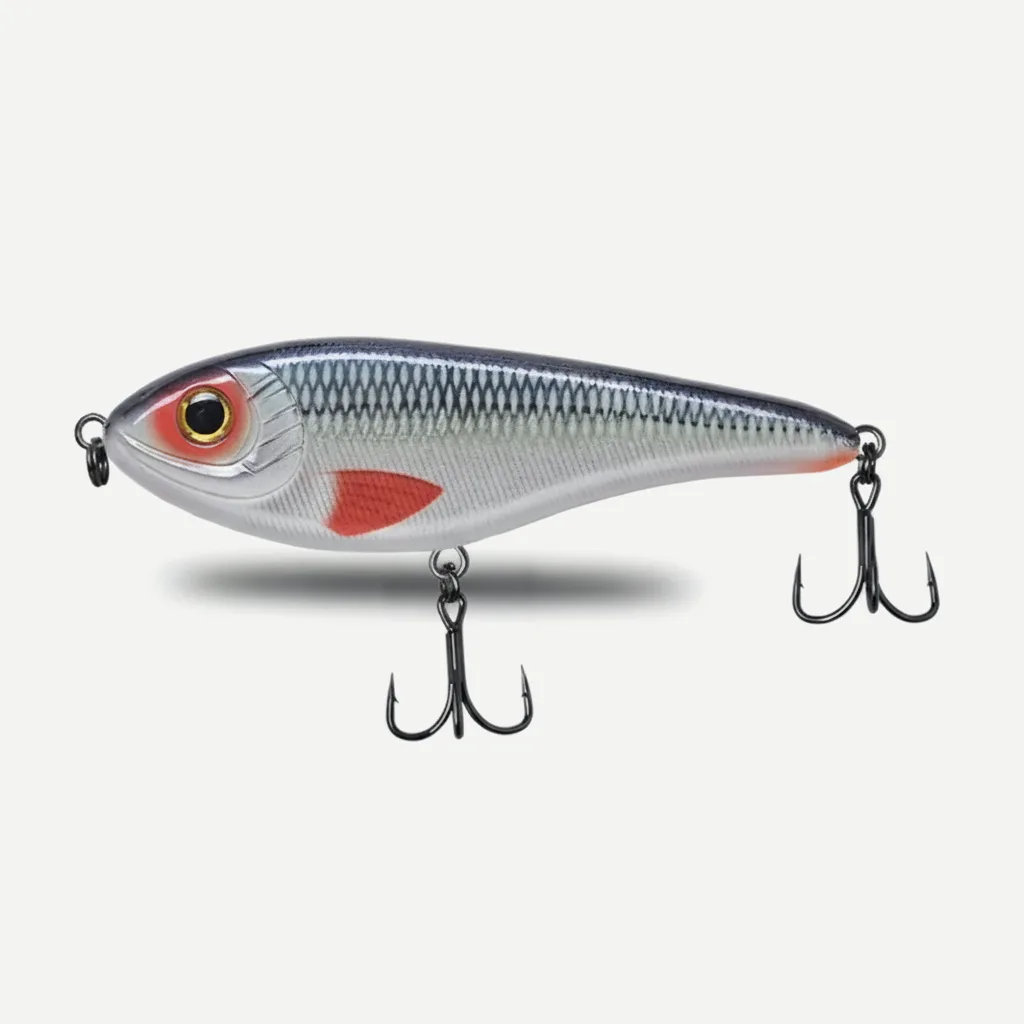 TSUYOKI 20/30/50g Sinking Jerkbait Slider Swim Glidebait 120 Westin Artificial Wobblers Loud Sound Fishing Lure for Pike