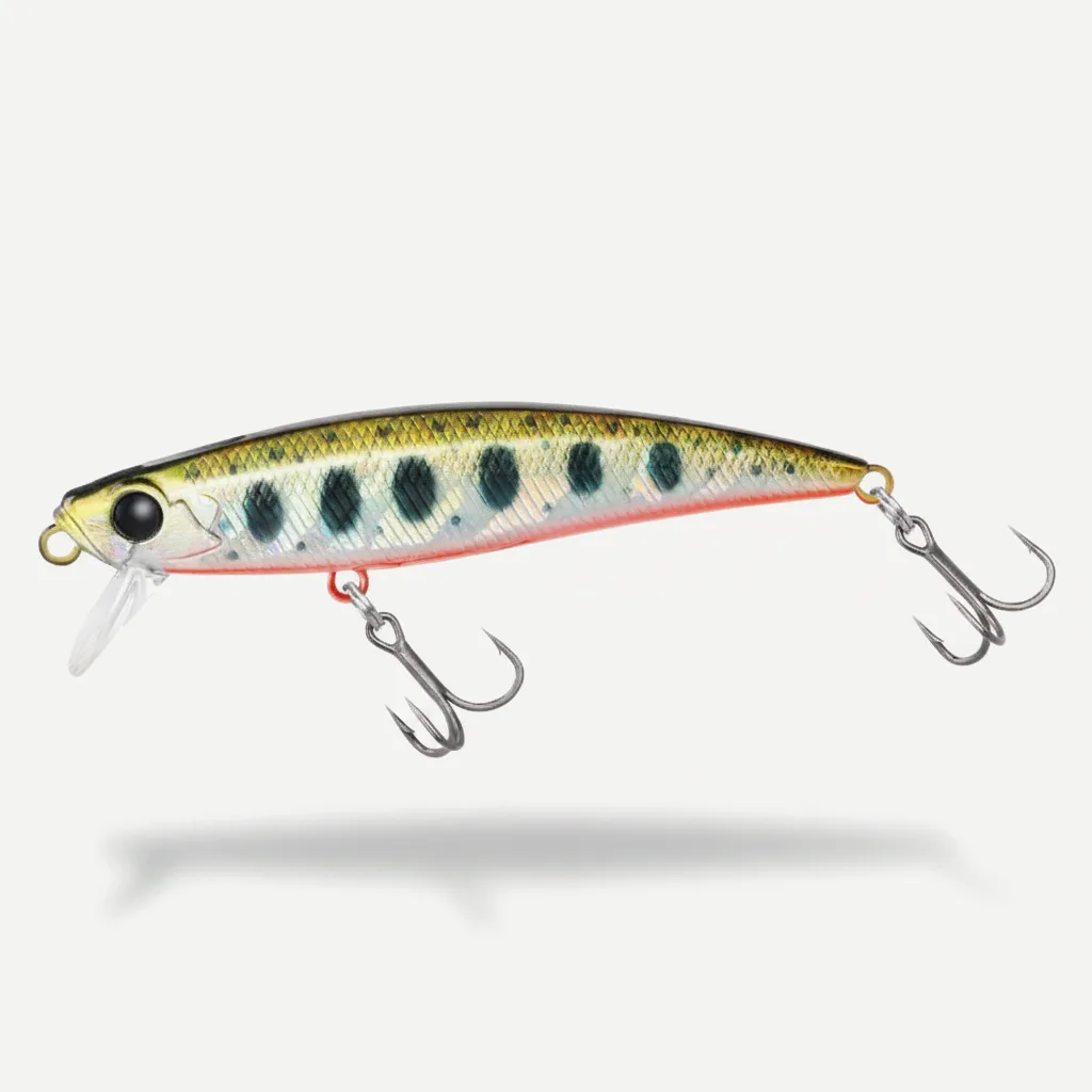 TSURINOYA Trout Plug INTRUDER 71S Sinking Fishing Lure 71mm 10g Long Casting Crankbait Pike Bass High Speed Jerkbait Min