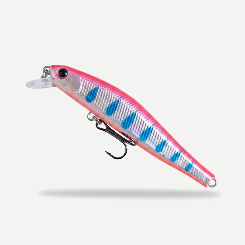 TSUYOKI Rival 70S Minnow Wobbler Silent Fishing Lure 70mm 5.5g Magnetic Jerkbaits Slow Sinking Bait ZipBaits Rigge 70 Ba