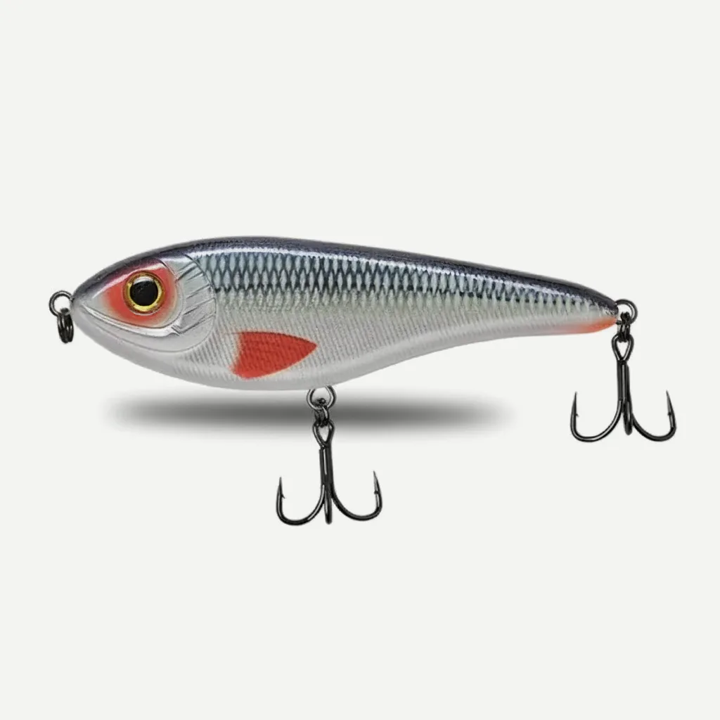 TSUYOKI Musky Jerkbaits Slow Sinking Slider Lures 90mm/105mm Loud Sound Crankbaits Westin Lure Jerkbait Fishing for Pike