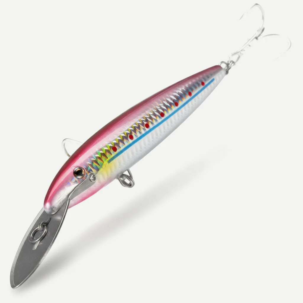 Hunthouse Metal Lip Minnow Fishing Lure 140mm 40g Countdown Magnum Sinking Trolling Hard Bait Saltwater For Blues Tuna T