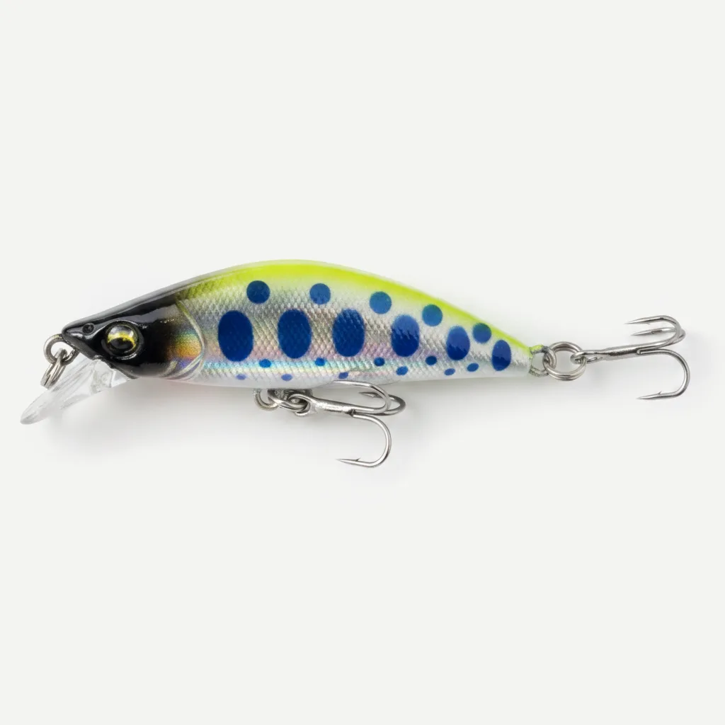 TSUYOKI 50mm 5g Artificial Wobblers Stream Bait Sinking Minnow Fishing Lure for Black Bass Brown Trout Bassday Mononofu 