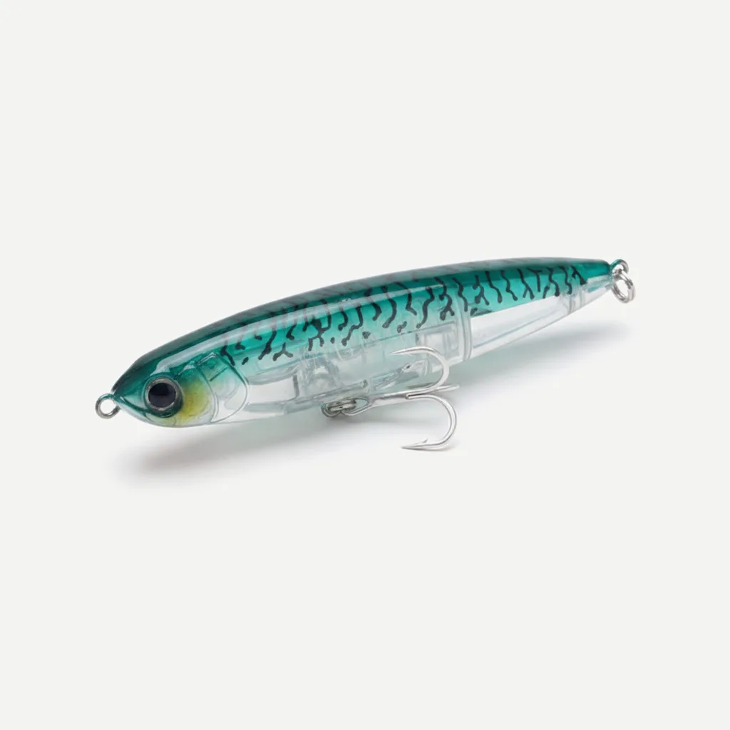 TSUYOKI 3DR Pencil Topwater Lure 100mm 17g Walk The Dog Surface Bait Reflective Flash StickBait For Seabass Yo-zuri Fish