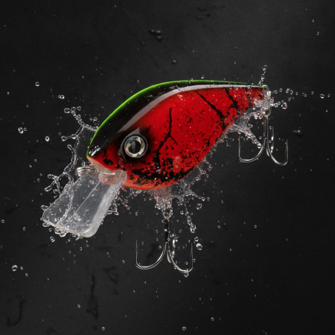 Fishing lure in action