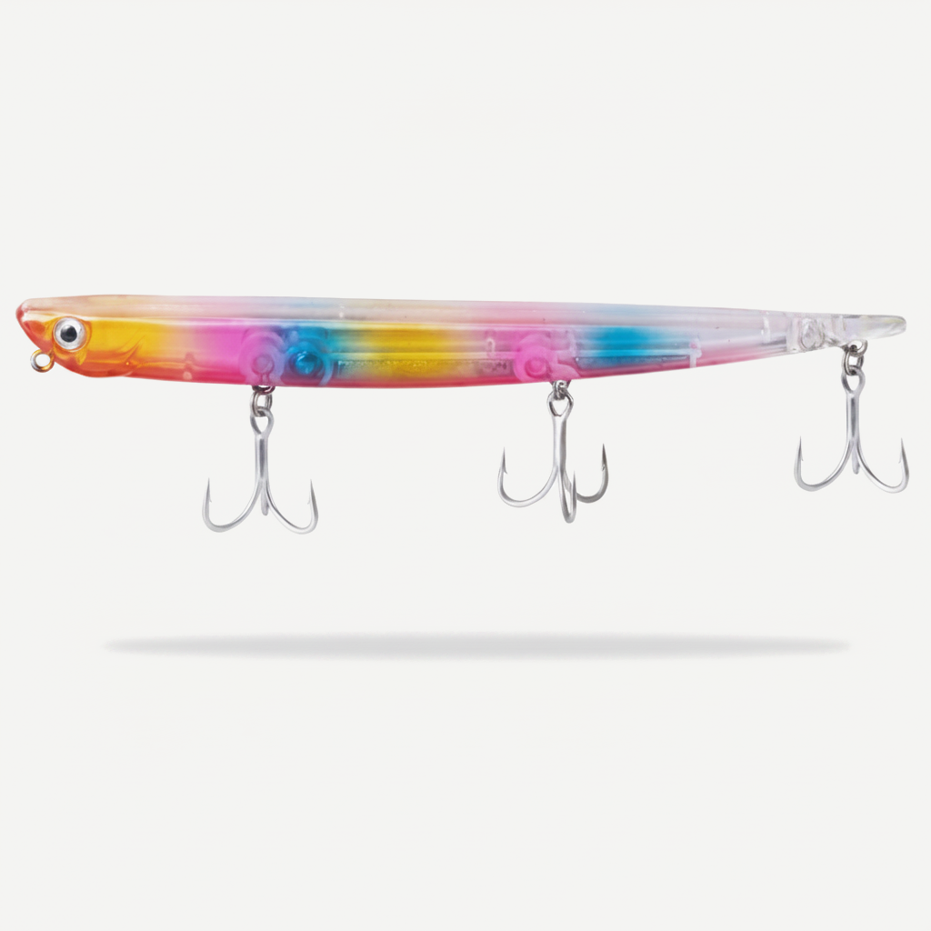 Hunthouse 99mm 155mm Fishing Lure Pencil Lure Bay Ruf Manic Sinking Hard Bait Freshwater Wobblers Accessories Pike Fish 
