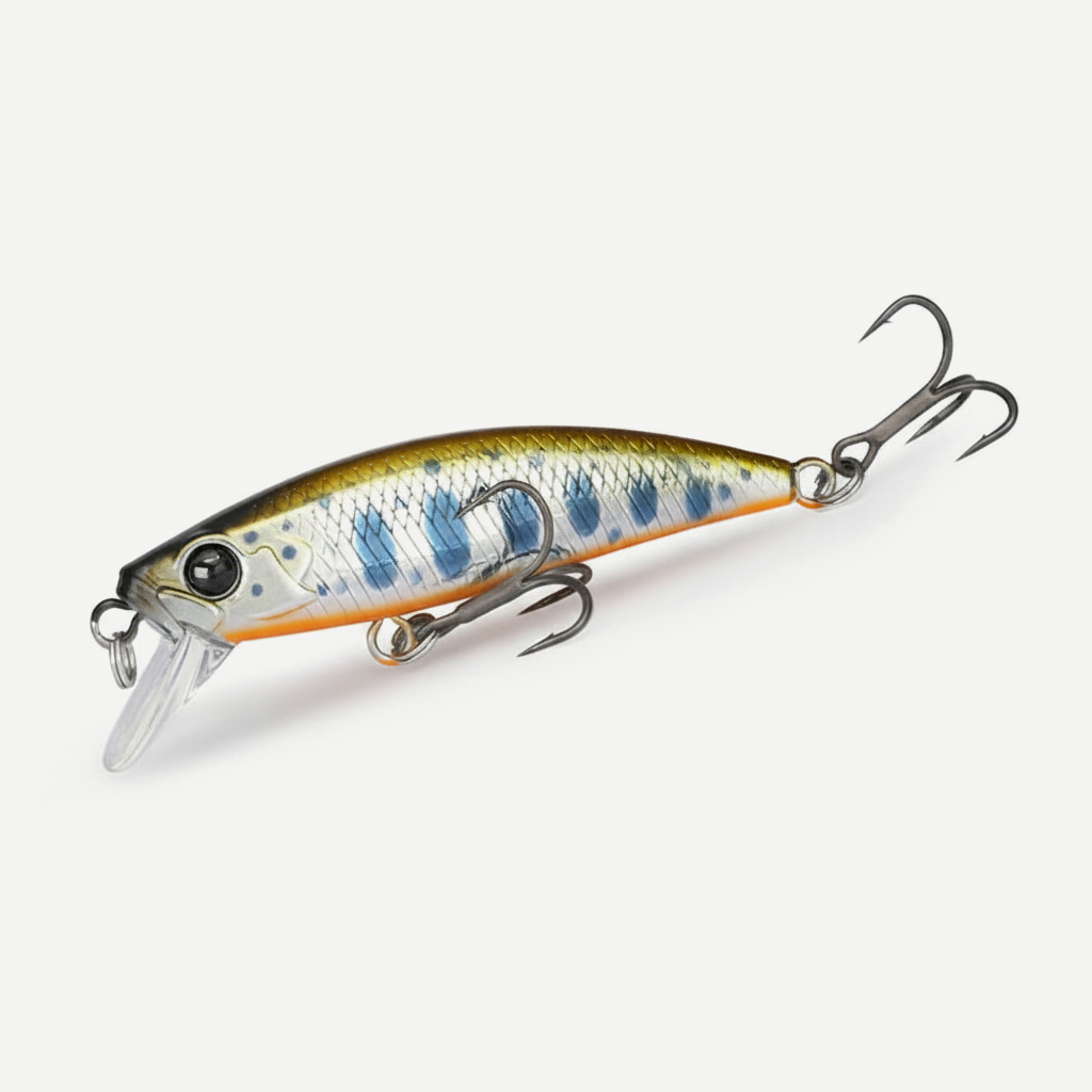 TSURINOYA Intruder 51S Sinking Minnow Stream Fishing Lure 51mm 5.8g Artificial Hard Bait For Trout Ajing Jerkbait River 