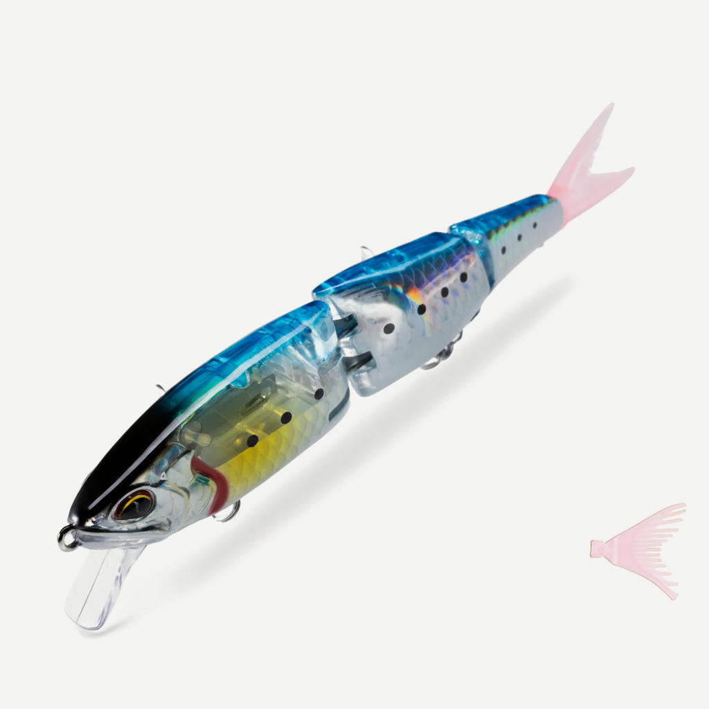 Hunthouse Armajoi Pencil Three Sections Swimbait Shallow Flash Minnow Floating 140mm 22/25g Hard Bait Topwater Fish Salt