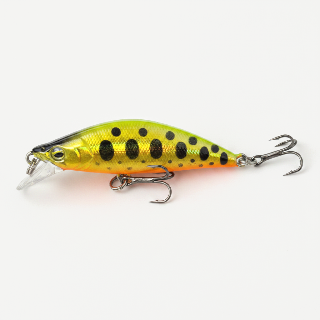 TSUYOKI 50mm 5g Artificial Wobblers Stream Bait Sinking Minnow Fishing Lure for Black Bass Brown Trout Bassday Mononofu 
