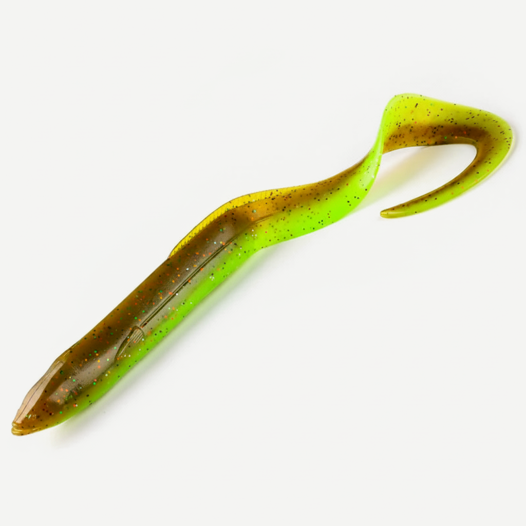 Bearking Eel Soft Swimbait with Curl Tail