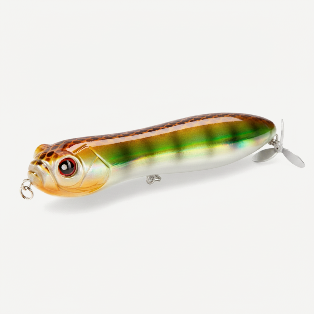 Hunthouse Topwater Pencil Fishing Lure 110mm 21g Freshwater Floating Fishing Biat Big Rattle Ball Loud Noise For Bass LW