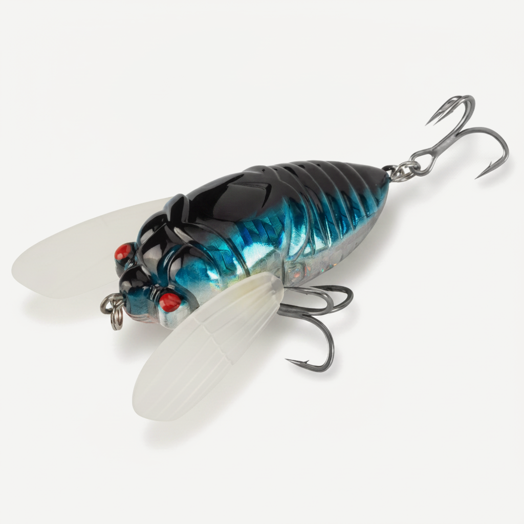Kingdom Cicada Topwater Lure with Detachable Wings