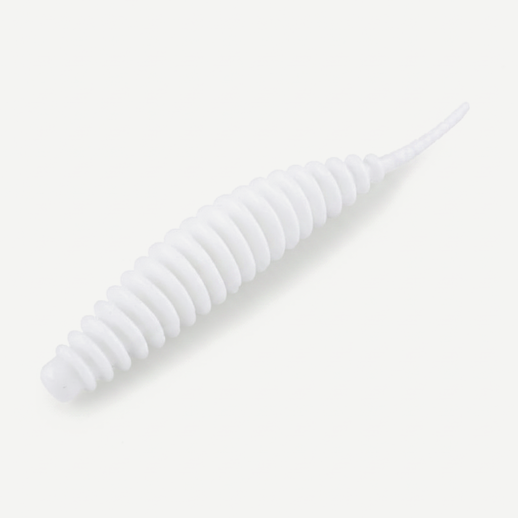 Bearking Ribbed Finesse Worms - Soft Plastic Bass Bait (20pk)