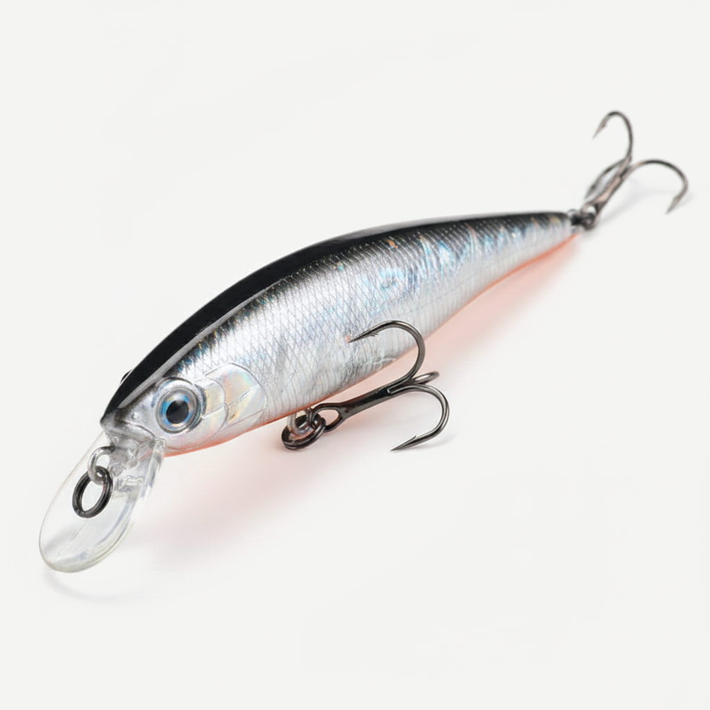 BEARKING 80mm Floating Minnow Jerkbait for Bass and Pike