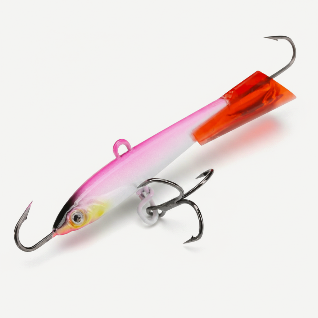 Hunthouse Winter Ice Fishing Lure 37mm/8g Artificial Jigging Rap Balancer Sinking Hard Baits Fishing Tackle For Pike Tro