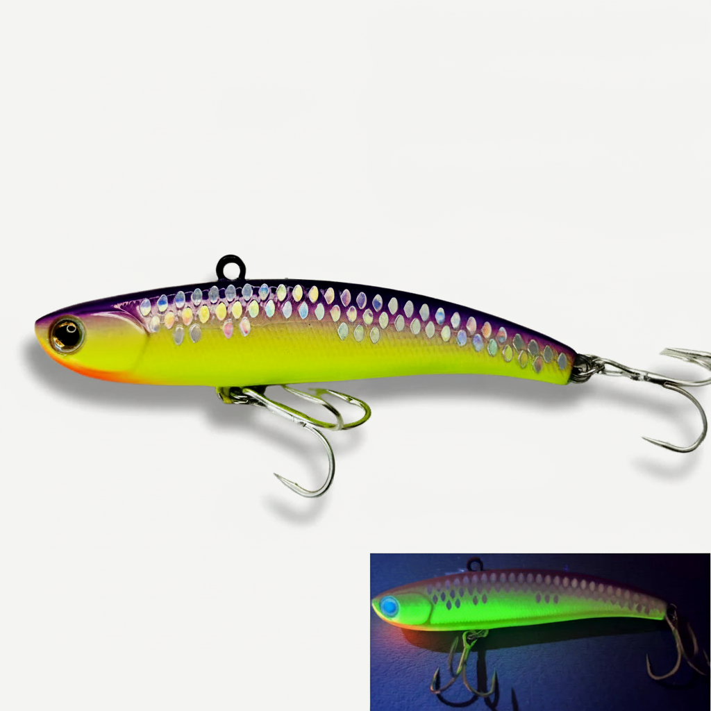 TSUYOKI Vibration Sinking Baits Winter Fishing Lure Lipless VIB Rattin Wobbler Ice Balance Rattlin Lures For Pike IMA Ko