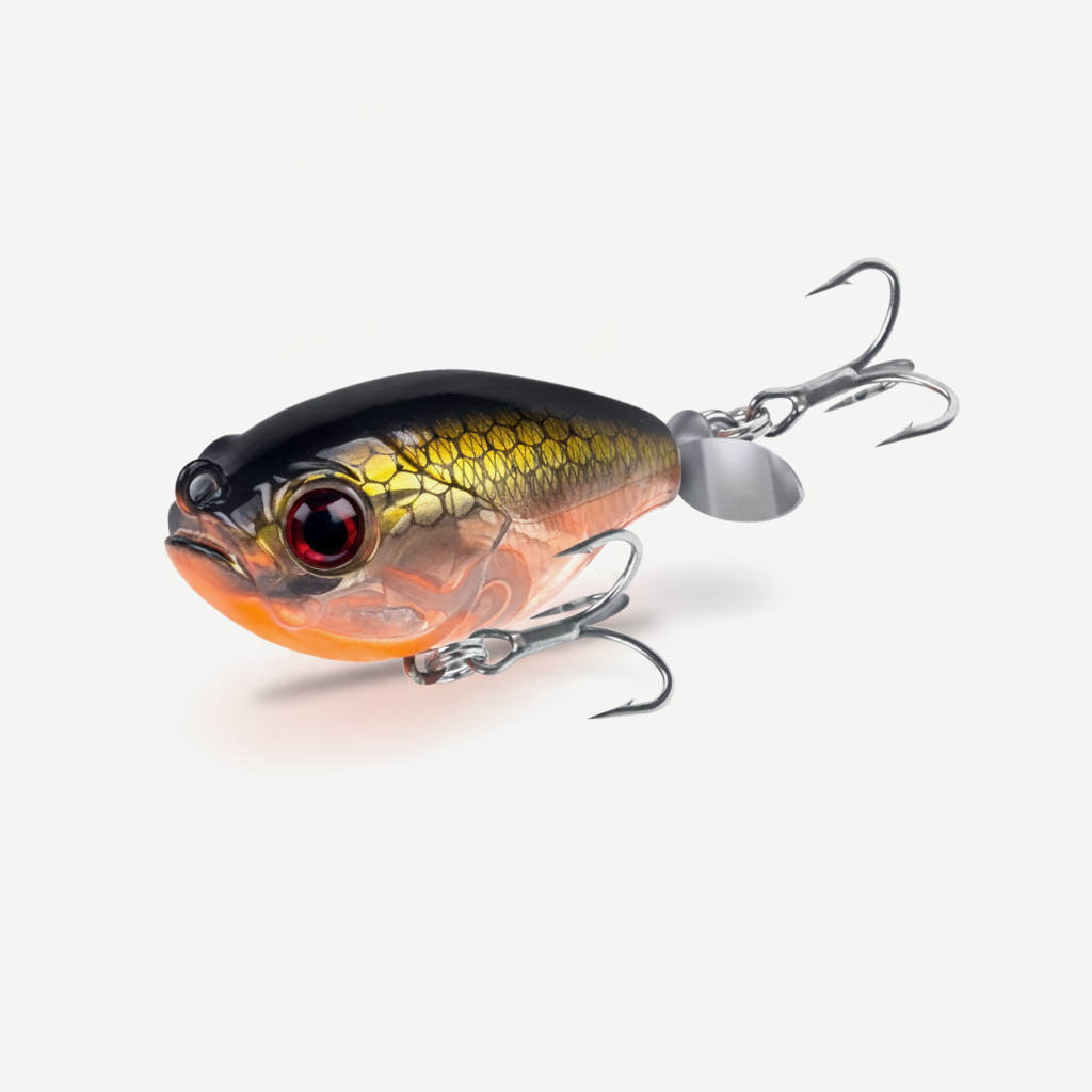 Kingdom Micro Whopper Plopper Topwater Bass Lure