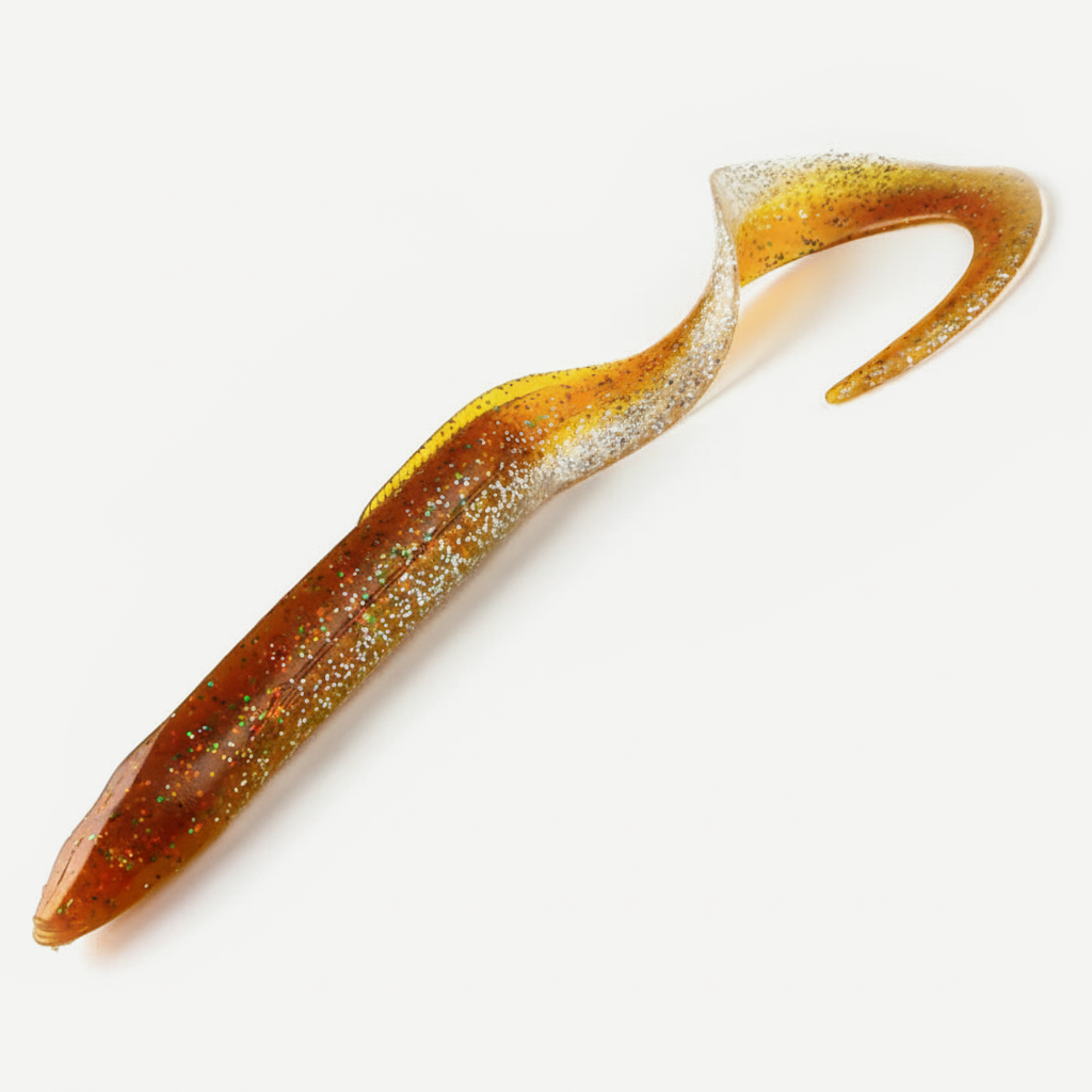 Bearking Eel Soft Swimbait with Curl Tail