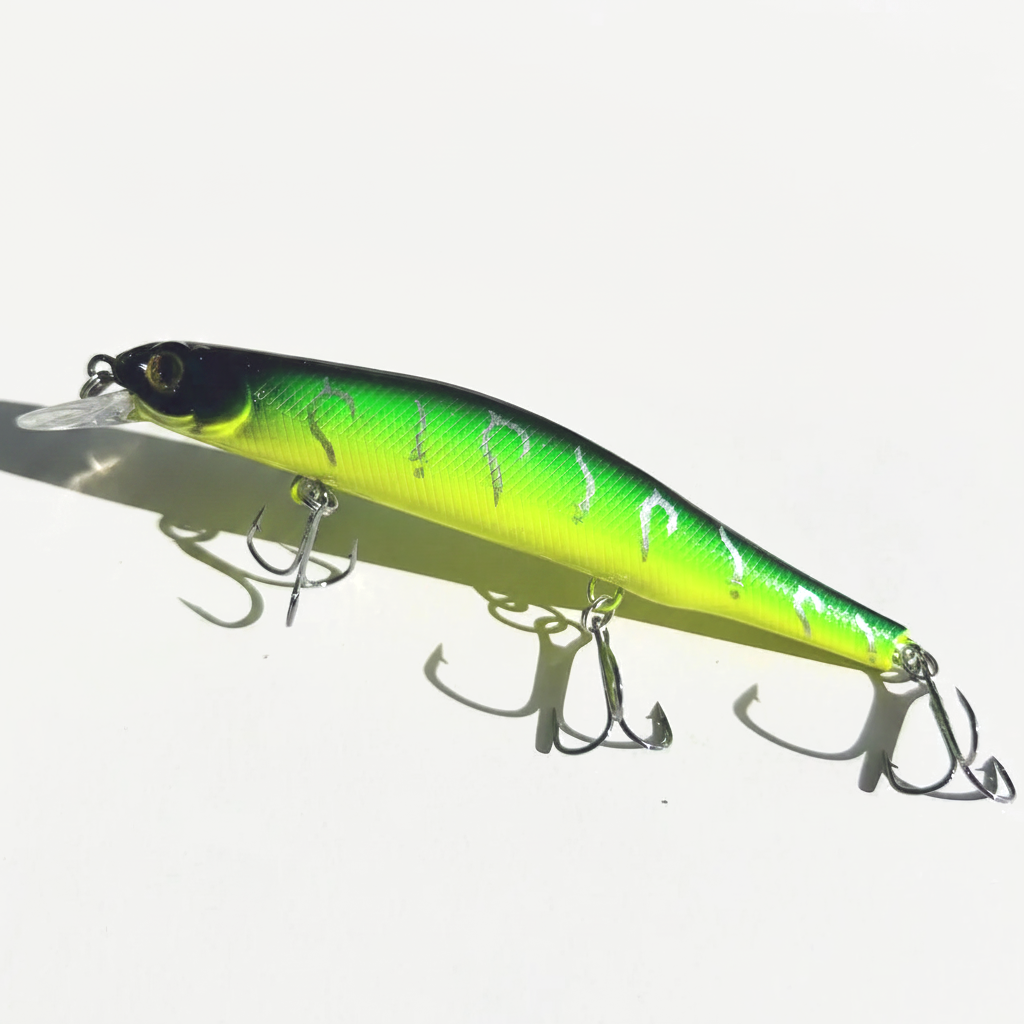 TSUYOKI Minnow Wobblers Watson 110mm 17g Magnet Weight System Long Cast Fishing Lure, Dive 0.8-1.2m Jerkbaits, ZipBait O